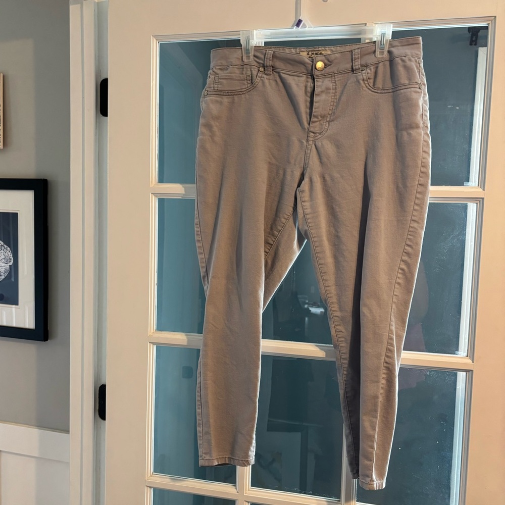 d. jeans Light Gray Pants